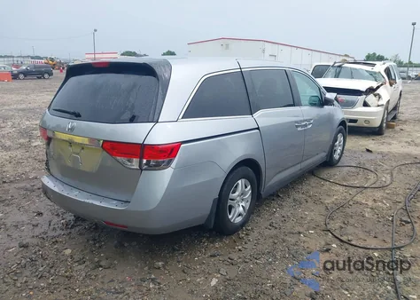 2016 Honda Odyssey Ex-L из США, поврежденный, VIN 5FNRL5H63GB023739